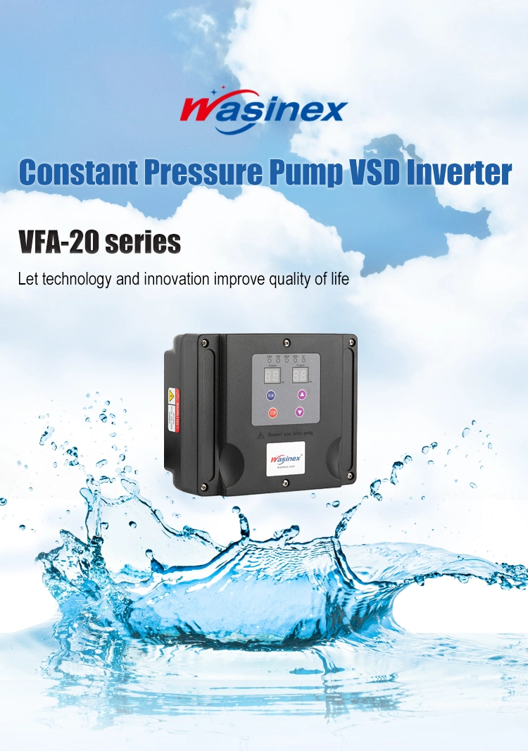 Wasinex Portable 1HP Pump Pressure Control Inverter for Water Pumps